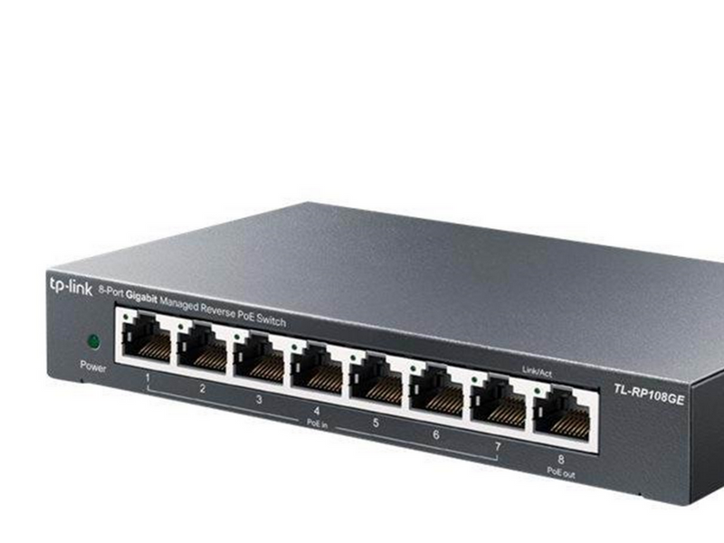 TP-Link TL-RP108GE 8-Port Gigabit Managed Reverse PoE Switch
