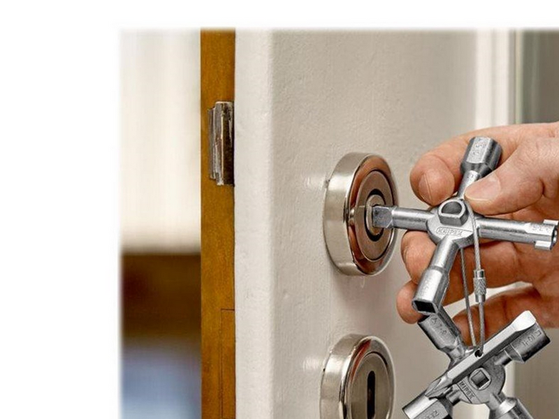 KNIPEX TwinKey®, für gängige Schränke und Absperrsysteme