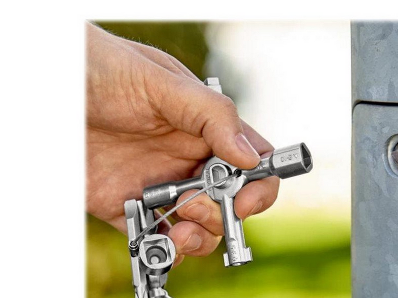 KNIPEX TwinKey®, für gängige Schränke und Absperrsysteme