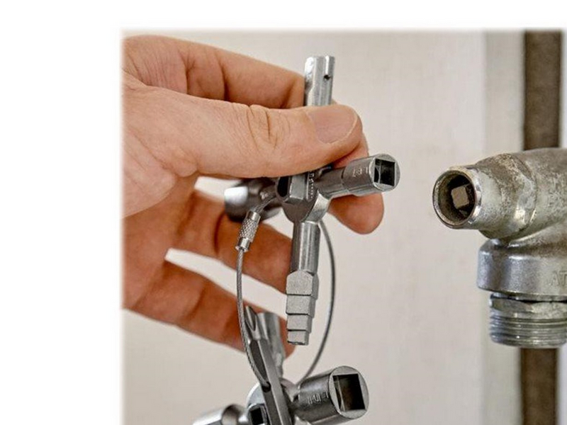 KNIPEX TwinKey®, für gängige Schränke und Absperrsysteme