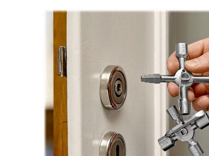 KNIPEX TwinKey®, für gängige Schränke und Absperrsysteme