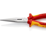 KNIPEX Flachrundzangen mit Schneide, (Storchschnabelzangen)