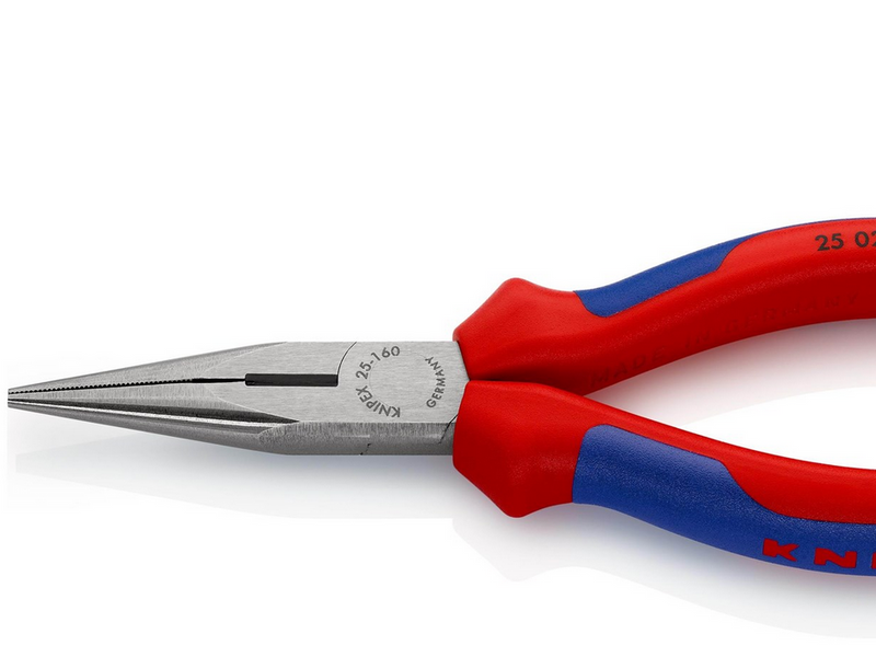 KNIPEX Flachrundzangen mit Schneide, (Radiozangen)