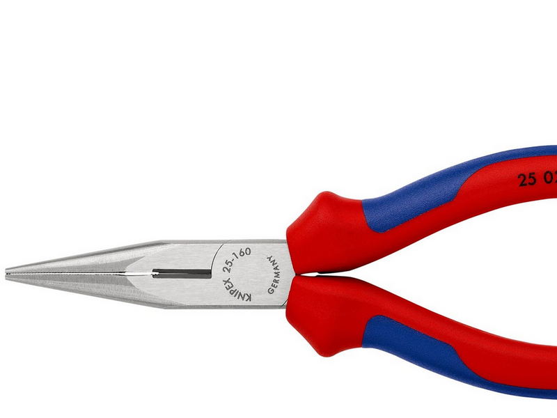 KNIPEX Flachrundzangen mit Schneide, (Radiozangen)