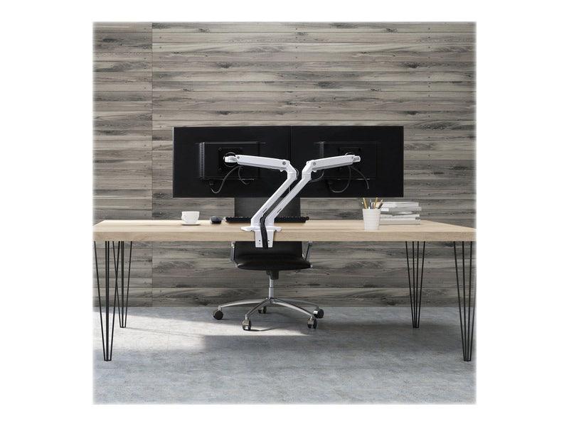 Ergotron MXV Desk Dual Monitor Arm - mounting kit - for 2 monitors (adjustable arm)