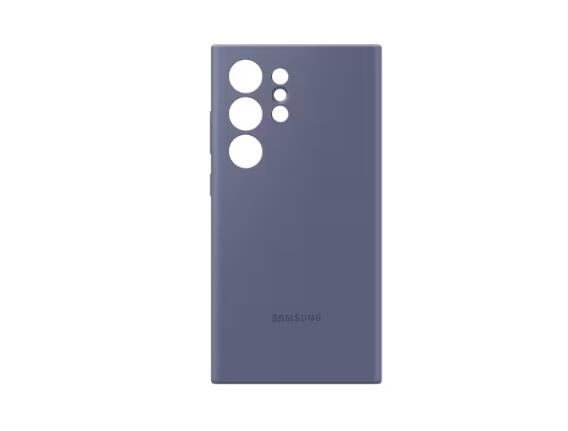 Samsung Silicone Case für das Galaxy S24 Ultra (Violet)