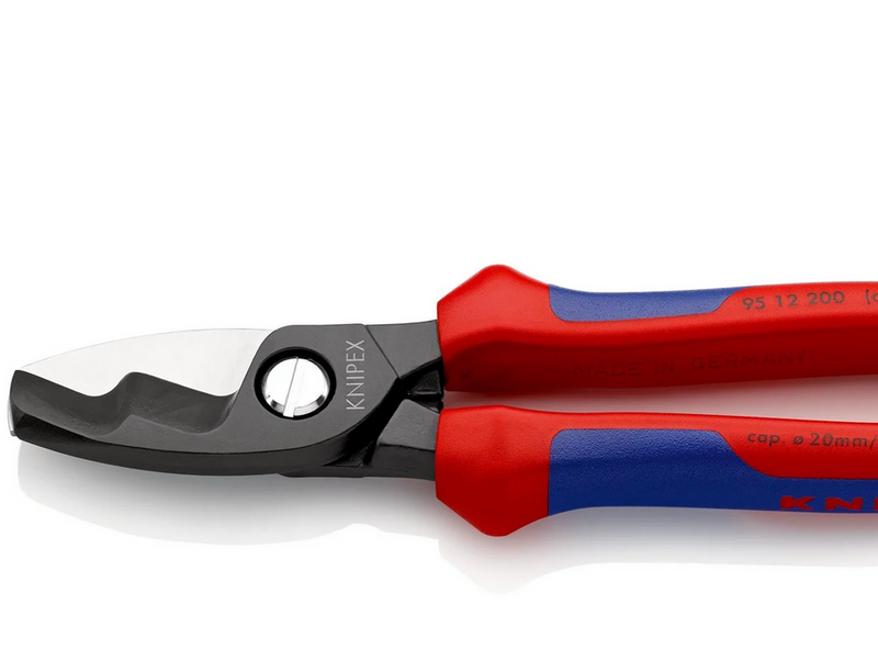 KNIPEX Kabelscheren, mit Doppelschneide