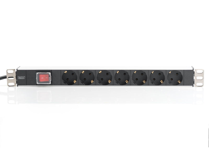 DIGITUS 7-Port - 1U - Aluminum PDU