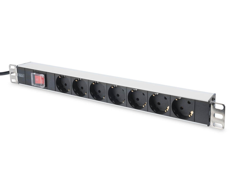 DIGITUS 7-Port - 1U - Aluminum PDU