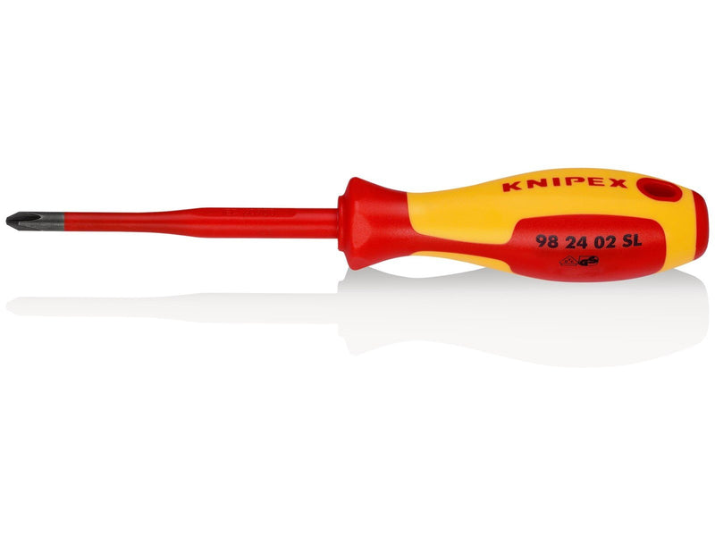 KNIPEX Schraubendreher (Slim) für Kreuzschlitzschrauben, Phillips®