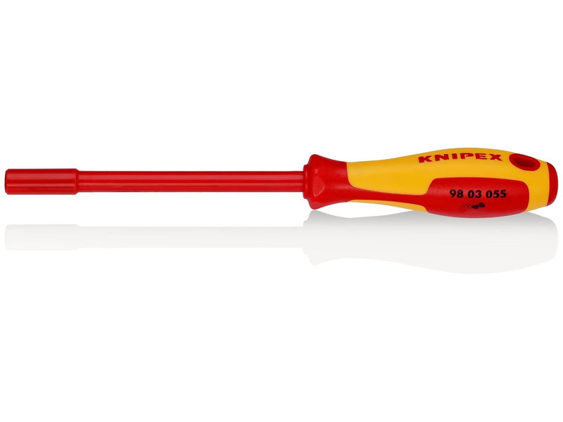 KNIPEX Steckschlüssel, mit Schraubendreher-Griff
