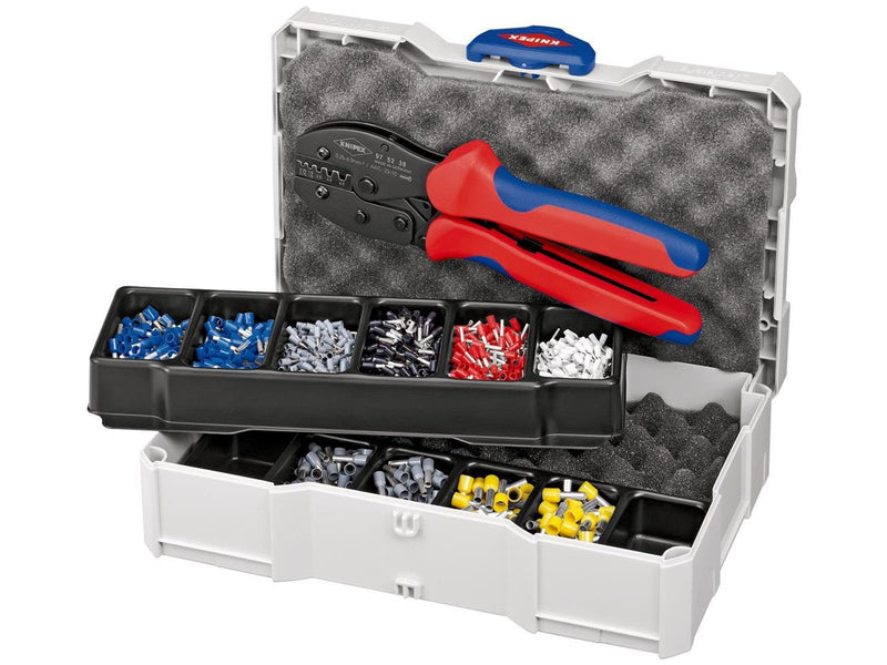KNIPEX Crimp-Sortimente, für Aderendhülsen mit Kunststoffkragen
