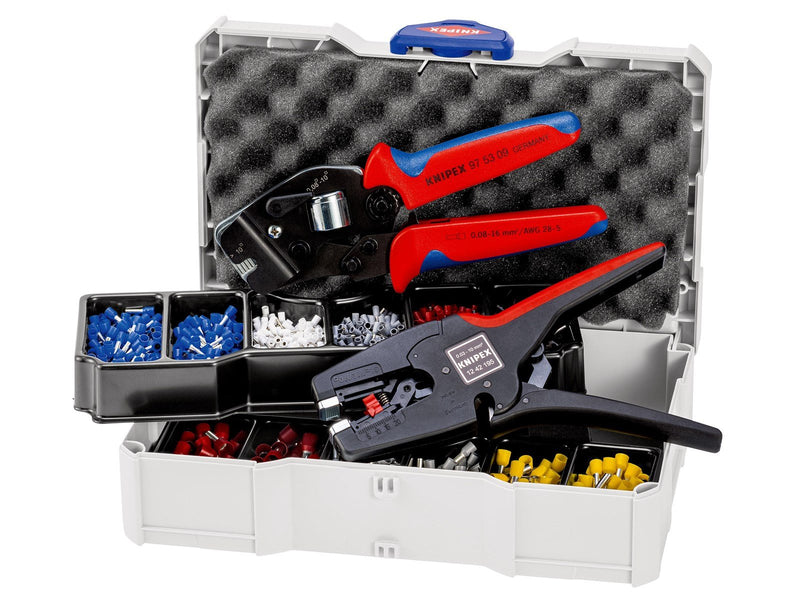 KNIPEX Crimp-Sortimente, für Aderendhülsen mit Kunststoffkragen