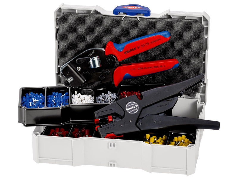 KNIPEX Crimp-Sortimente, für Aderendhülsen mit Kunststoffkragen