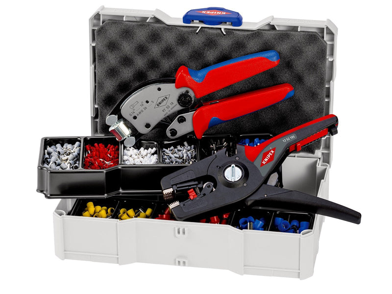 KNIPEX Crimp-Sortimente, für Aderendhülsen mit Kunststoffkragen