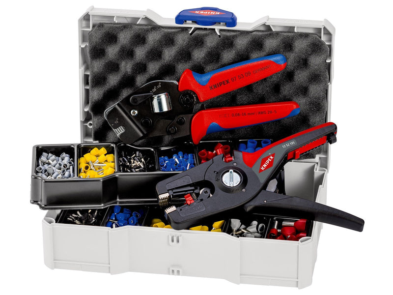 KNIPEX Crimp-Sortimente, für Aderendhülsen mit Kunststoffkragen