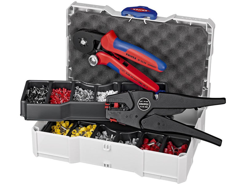 KNIPEX Crimp-Sortimente, für Aderendhülsen mit Kunststoffkragen