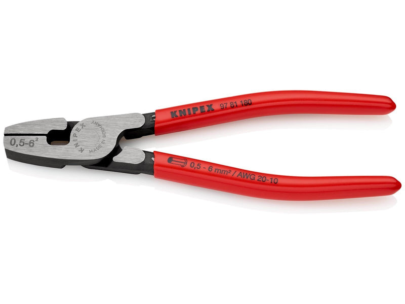 KNIPEX Crimpzange für Aderendhülsen, mit Fronteinführung