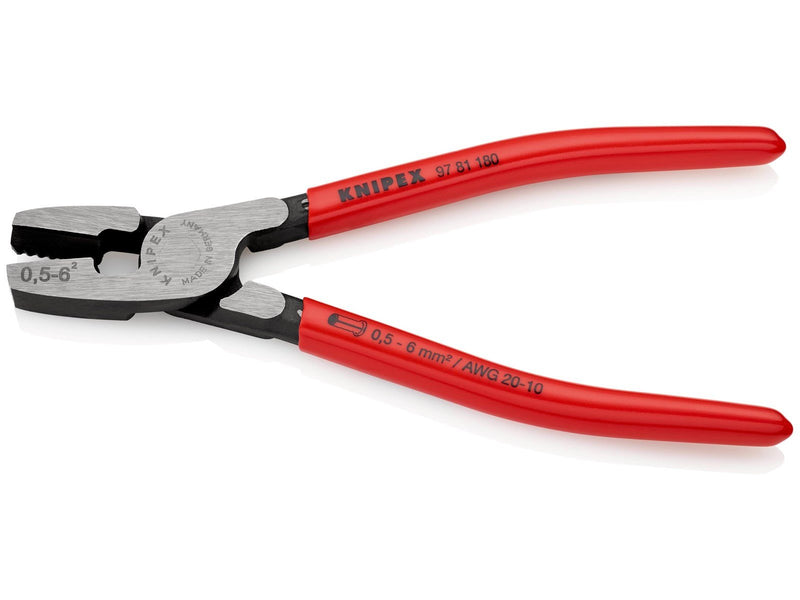 KNIPEX Crimpzange für Aderendhülsen, mit Fronteinführung