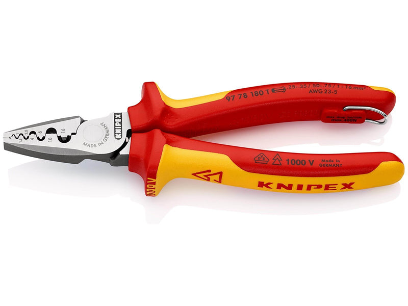 KNIPEX Crimpzangen für Aderendhülsen, mit Dorn-Crimp