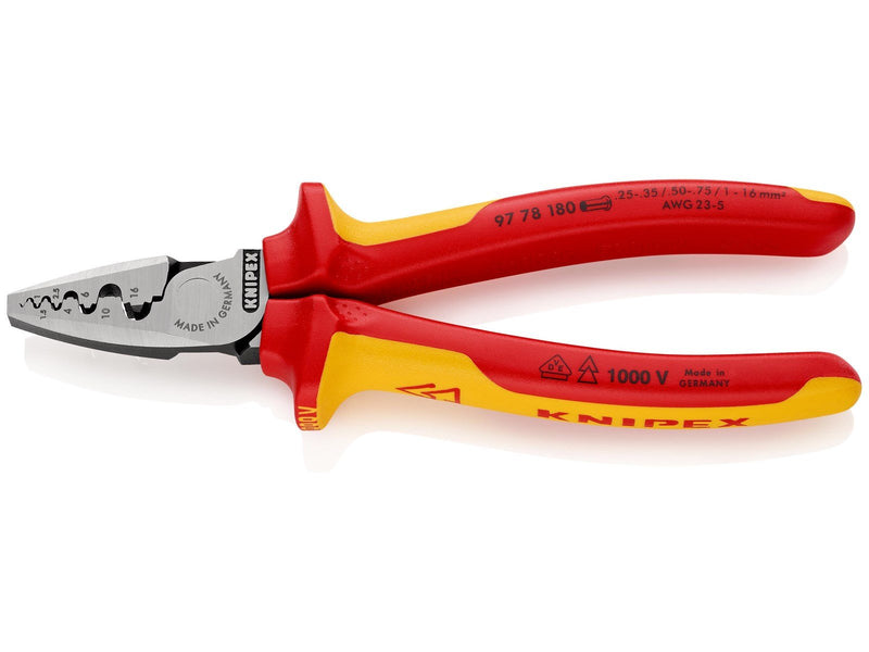 KNIPEX Crimpzangen für Aderendhülsen, mit Dorn-Crimp