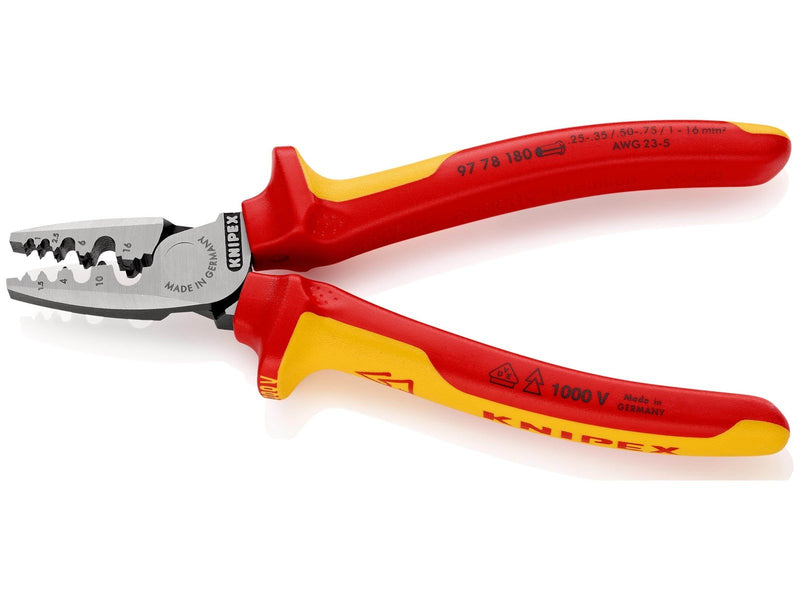KNIPEX Crimpzangen für Aderendhülsen, mit Dorn-Crimp
