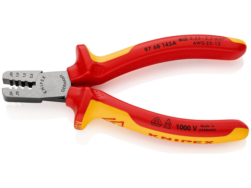 KNIPEX Crimpzangen für Aderendhülsen, mit Trapez-Crimp