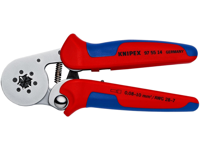 KNIPEX Selbsteinstellende Crimpzangen für Aderendhülsen, mit Seiteneinführung
