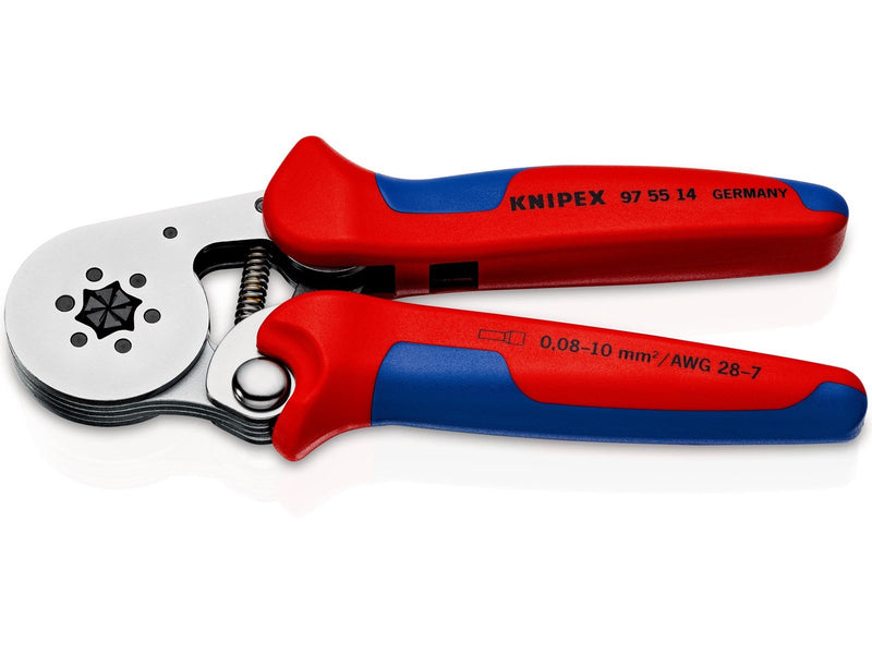 KNIPEX Selbsteinstellende Crimpzangen für Aderendhülsen, mit Seiteneinführung