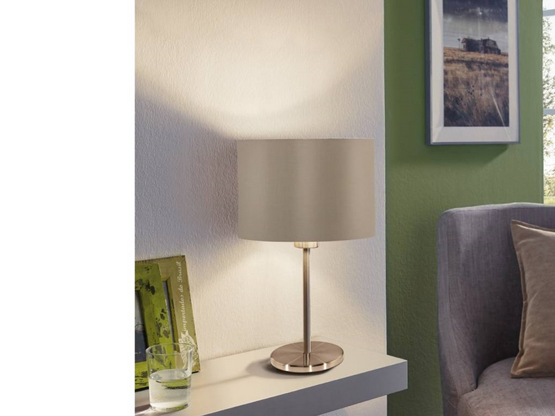 EGLO MASERLO Tischleuchte, taupe, gold