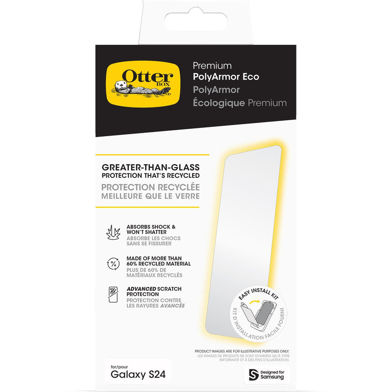 OtterBox Premium PolyArmor Eco Displayschutzglas für das Samsung Galaxy S24