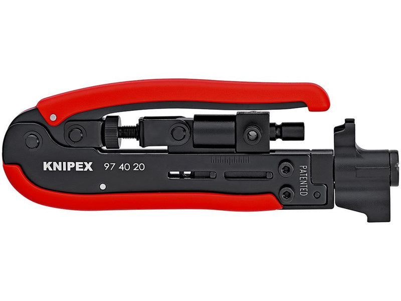 KNIPEX Kompressionswerkzeug, für Koaxial-Stecker