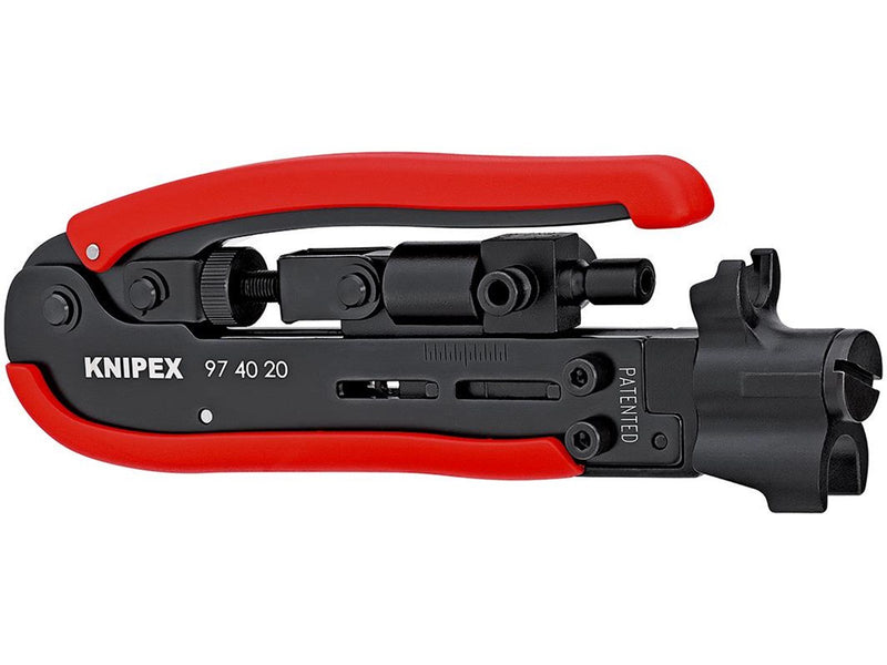 KNIPEX Kompressionswerkzeug, für Koaxial-Stecker
