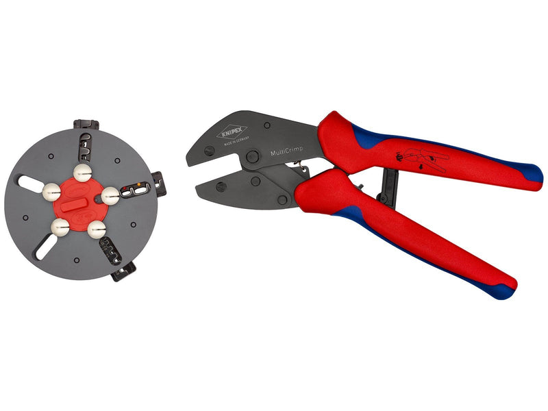 KNIPEX MultiCrimp®, Crimpzangen mit Wechselmagazin