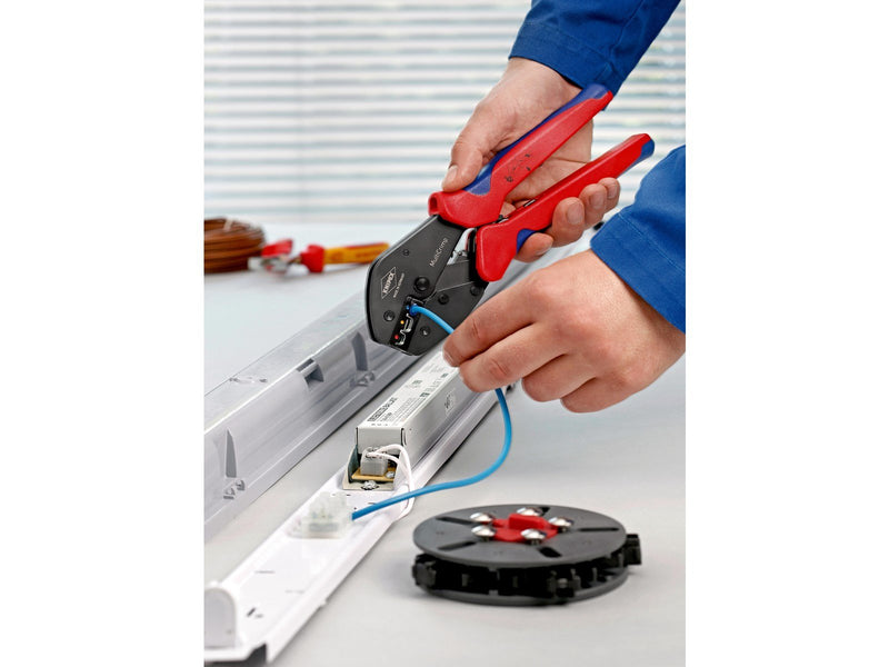 KNIPEX MultiCrimp®, Crimpzangen mit Wechselmagazin