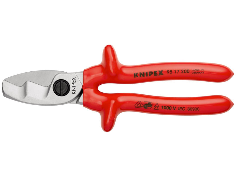 KNIPEX Kabelscheren, mit Doppelschneide