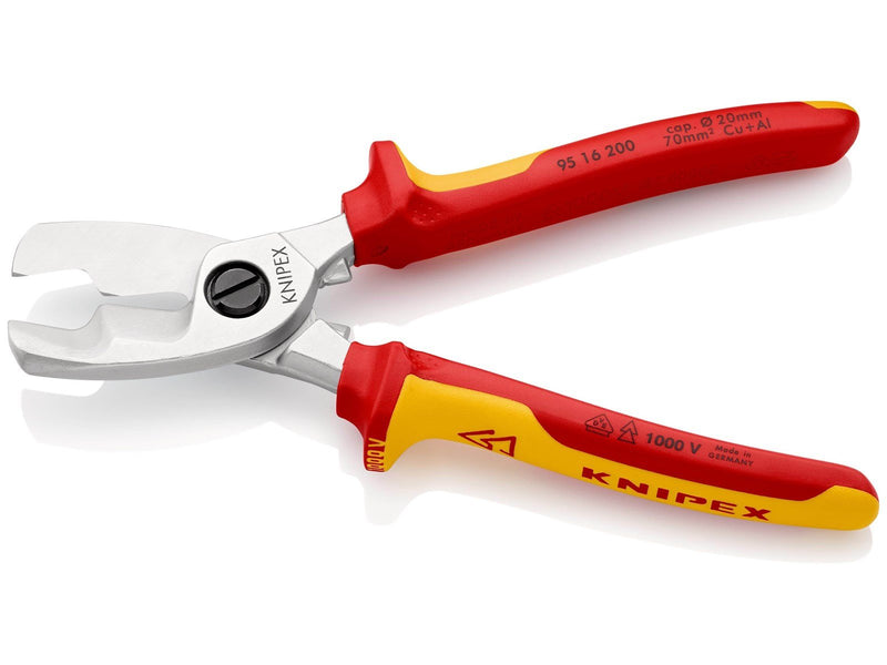 KNIPEX Kabelscheren, mit Doppelschneide