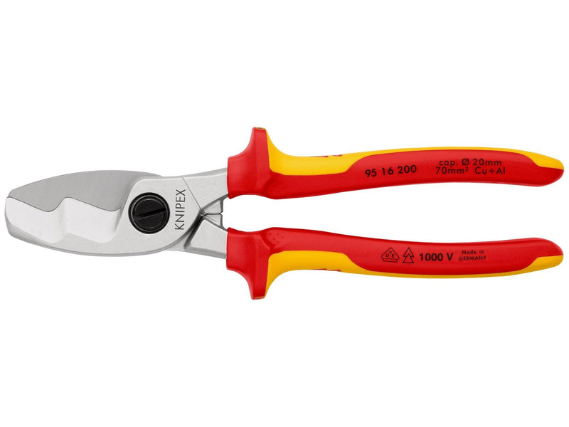 KNIPEX Kabelscheren, mit Doppelschneide