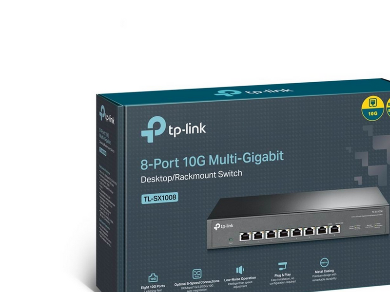TP-Link TL-SX1008 8-Port 10G Desktop/Rackmount Switch