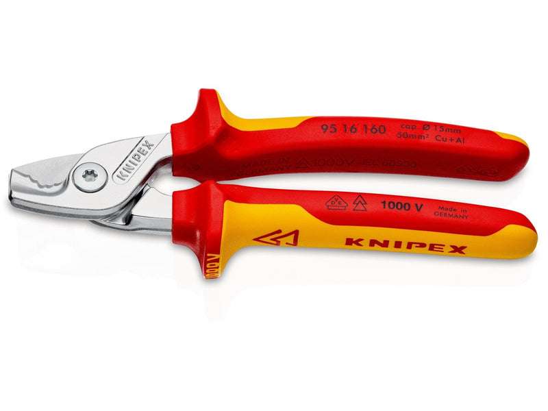 KNIPEX StepCut, Kabelscheren mit Stufenschnitt