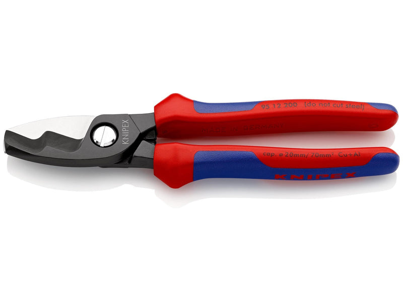 KNIPEX Kabelscheren, mit Doppelschneide