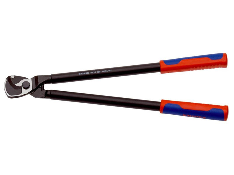 KNIPEX Kabelscheren, für Zweihandbedienung, kurze Bauweise