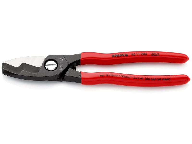 KNIPEX Kabelscheren, mit Doppelschneide