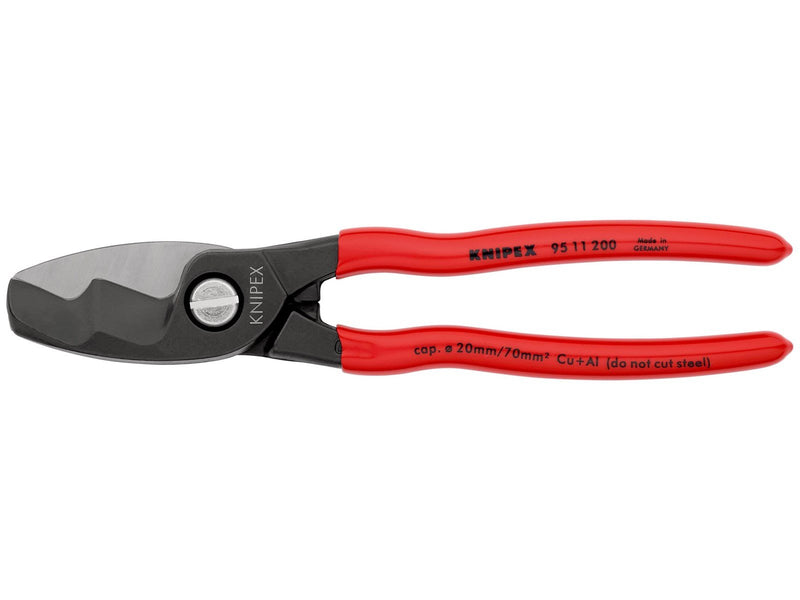 KNIPEX Kabelscheren, mit Doppelschneide
