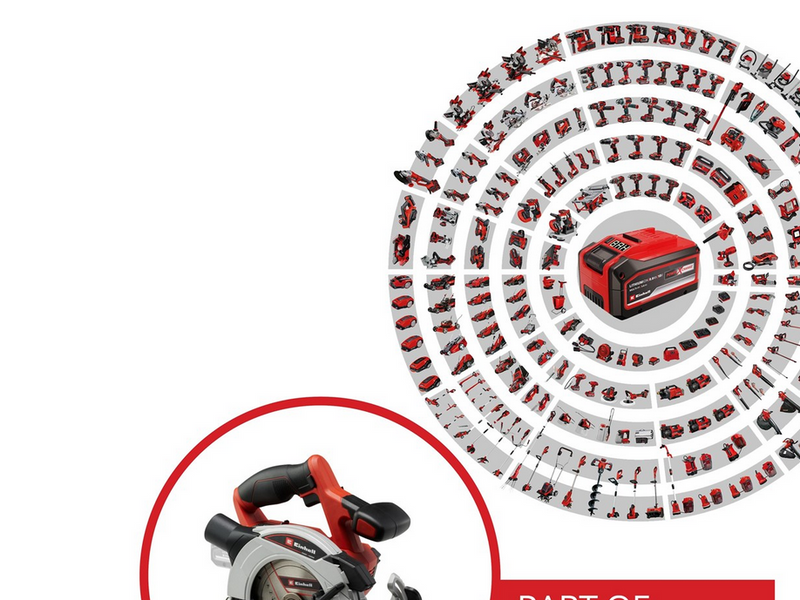 Einhell Cordless Circular Saw TE-CS 18/165-1 Li - Solo