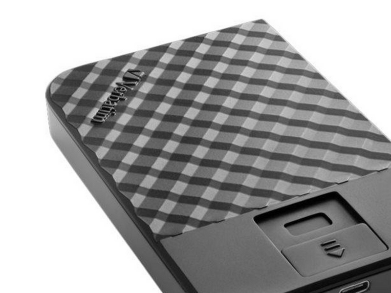 Verbatim Fingerprint Secure - Extern Festplatte - 2TB - Schwarz