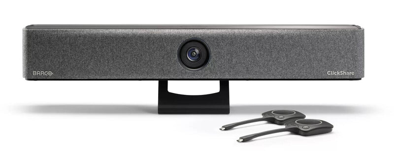 All-in-One Videokonferenzlösung Samsung Flip Pro WM55B, Neomounts FL50-525WH1, Barco Clickshare Bar Pro & Halterung