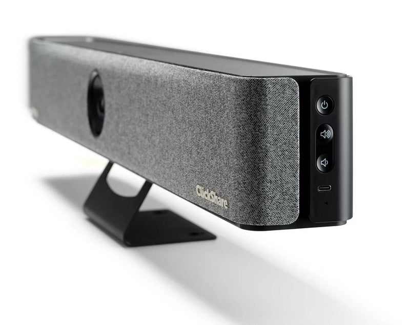 All-in-One Videokonferenzlösung Samsung Flip Pro WM55B, Neomounts FL50-525WH1, Barco Clickshare Bar Pro & Halterung