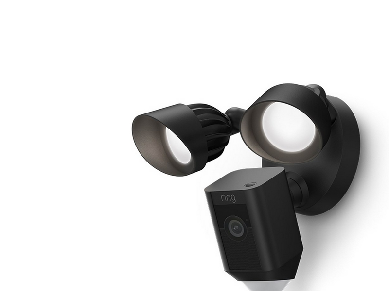 Ring Floodlight Cam Wired Plus - Schwarz