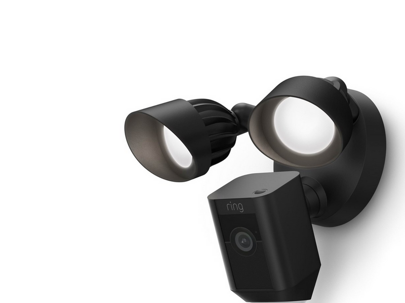 Ring Floodlight Cam Wired Plus - Schwarz